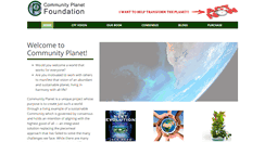 Desktop Screenshot of communityplanet.org